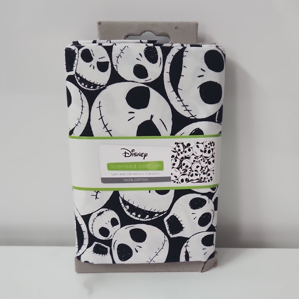 Disney Black and White Character Cotton Fabric